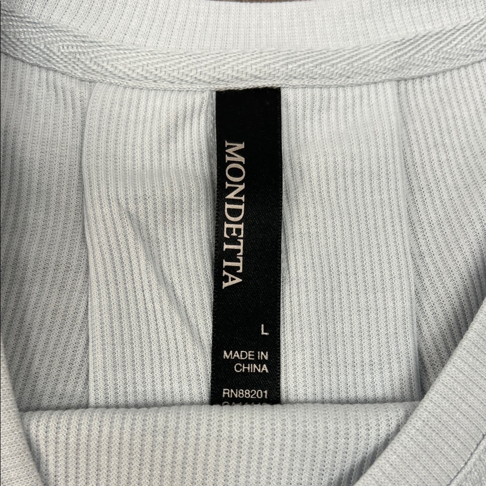 Mondetta Pale Blue Long Sleeve Women's Tee - Picture 5 of 8